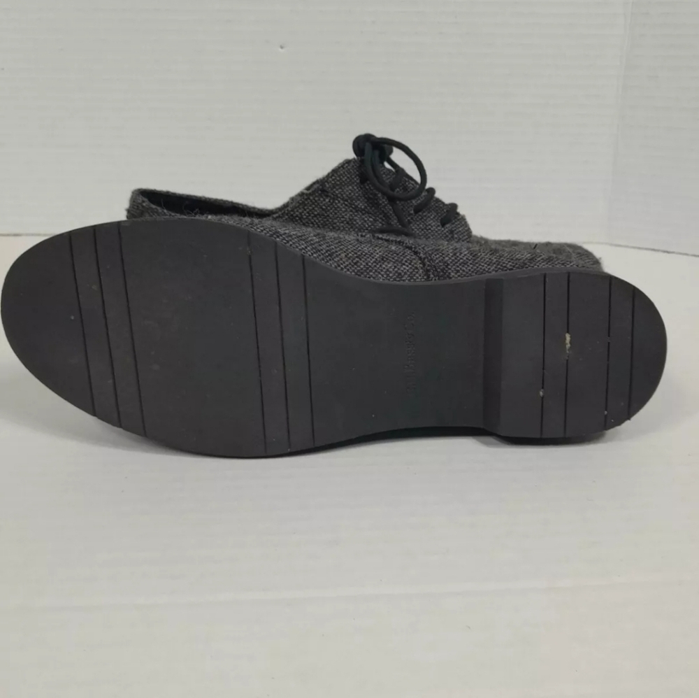 Bass‎ Ellie Derby Lace Up Casual Dress Oxford Shoe Black TWEED Sz 6 M WOMEN - Picture 7 of 9